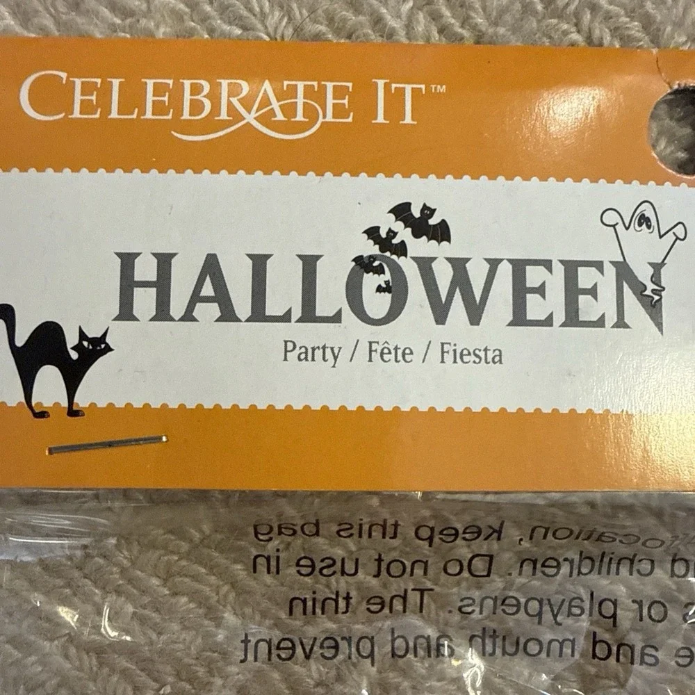 Pumpkin Party Eye Glasses for Dress Up Halloween Party NEW Package Kids/Junior